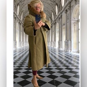 Siari Originals vintage 50s 60s mink collar coat sz 10 12